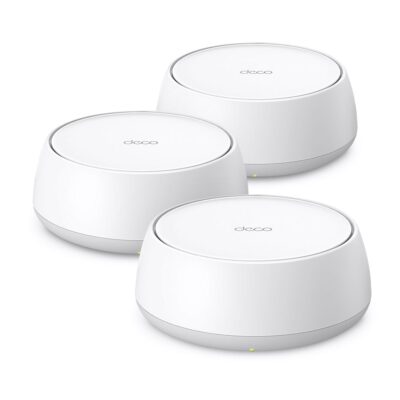 Беспроводная MESH-система Wi-Fi TP-Link Deco BE25 (3-pack) MU-MIMO Wi-Fi 7, 802.11be/ax/ac/n/a 5 ГГц, 802.11be/ax/n/b/g 2,4 ГГц, 2 порта 2.5 Гбит/с, Режим роутера, Режим точки доступа
