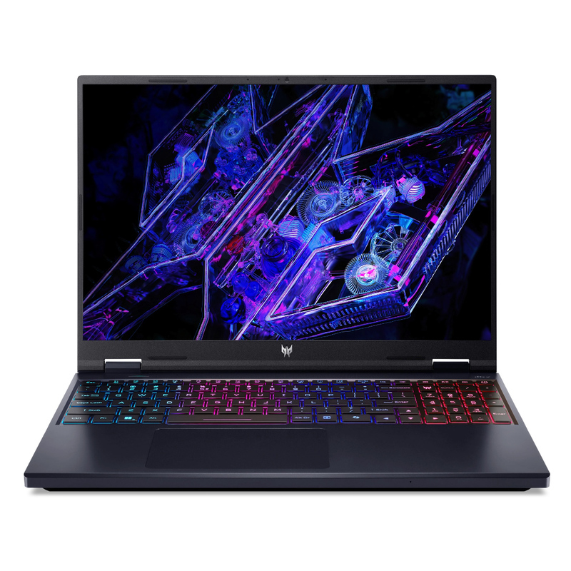 Acer Predator Helios Neo 16 PHN16-72 Obsidian Black Intel Core i7-14650HX (16 ядер/24 потока, up to 5.1Ghz), 64GB DDR5, 2TB M.2 NVMe™ PCIe® 3.0 SSD, NVIDIA® GeForce® RTX 4060 8GB GDDR6, 16.0" IPS WUXGA (1920x1200) 180Hz, WiFi 6, BT 5.0, HD WebCam, 4 x USB 3.2, 2 x USB Type-C, RJ-45, Backlight RGB Keyboard, Eng-Rus
