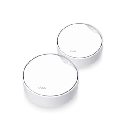 Беспроводная MESH-система Wi-Fi TP-Link Deco X50-PoE(2-pack), AX3000, Wi-Fi 6, 2,4 ГГц/5 ГГц, 802.11a/b/g/n/ac/ax, 2 порта 2,5 гбит/с WAN/LAN, PoE 8
