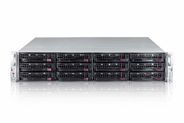 Б/у Сервер Supermicro 12x3.5 no HDD 2xE5-2470 8GB RAM RAID 1x500W 2U