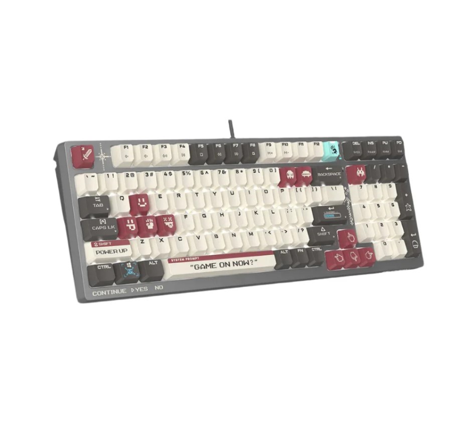 A4TECH BLOODY S98 BLOODY PIXELS RED GAMING MECHANICAL BLMS RED PLUS SWITCH RGB KEYBOARD USB US+RUS