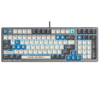 A4TECH BLOODY S98 BLOODY PIXELS BLUE GAMING MECHANICAL BLMS RED PLUS SWITCH RGB KEYBOARD USB US+RUS