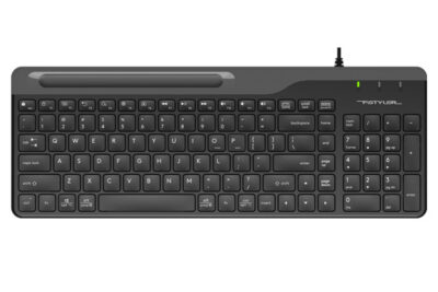 A4TECH FSTYLER FK25 MULTIMEDIA COMPACT KEYBOARD USB BLACK US+RUSSIAN