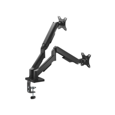 Настольный кронштейн для мониторов Brateck LDT97-C024, 13"-32", Нагрузка 2х9 кг., Наклон +/- 90°, Поворот +/- 90°, Вращение монитора +/- 180°, VESA 75x75,100x100