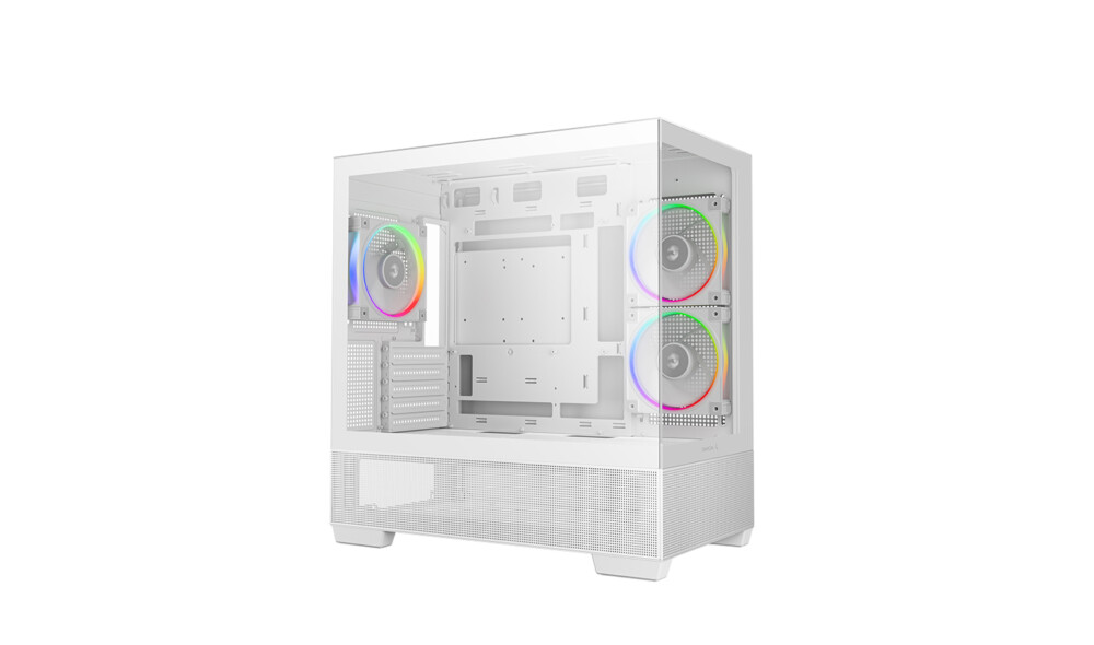 DEEPCOOL MATX CG380 3F WH WHITE w/o PSU USB3.0×2 Front , Type-C + 120mm*3 ARGB fans