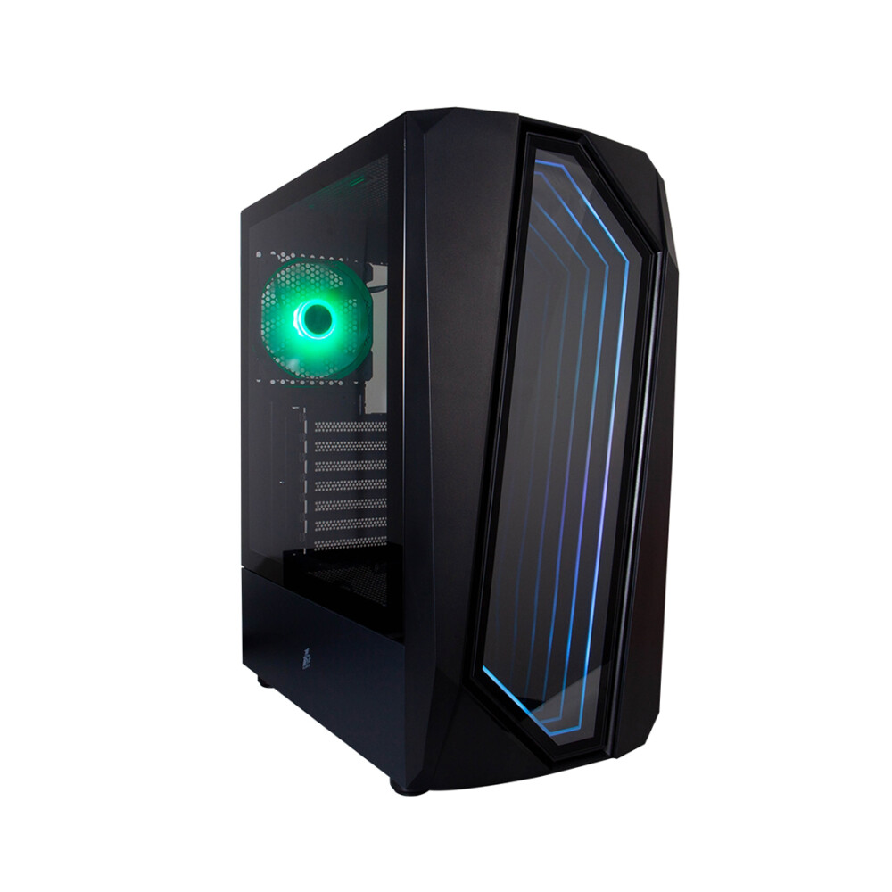 Компьютерный корпус 1STPLAYER INFINITE SPACE IS6-BK-3F2C3, Mid-Tower, ATX/M-ATX, USB3.0*1, USB2.0*2, HD AUDIO/Mic, 3*120мм F2 ARGB вентилятор, Не совместим с СЖО 280мм, Высота процессорного кулера до 170мм, Длина VGA до 320мм, 2*3,5/2*2,5, Сталь/Пластик/Закаленное стекло, 395x215x468мм, Без Б/П, Черный