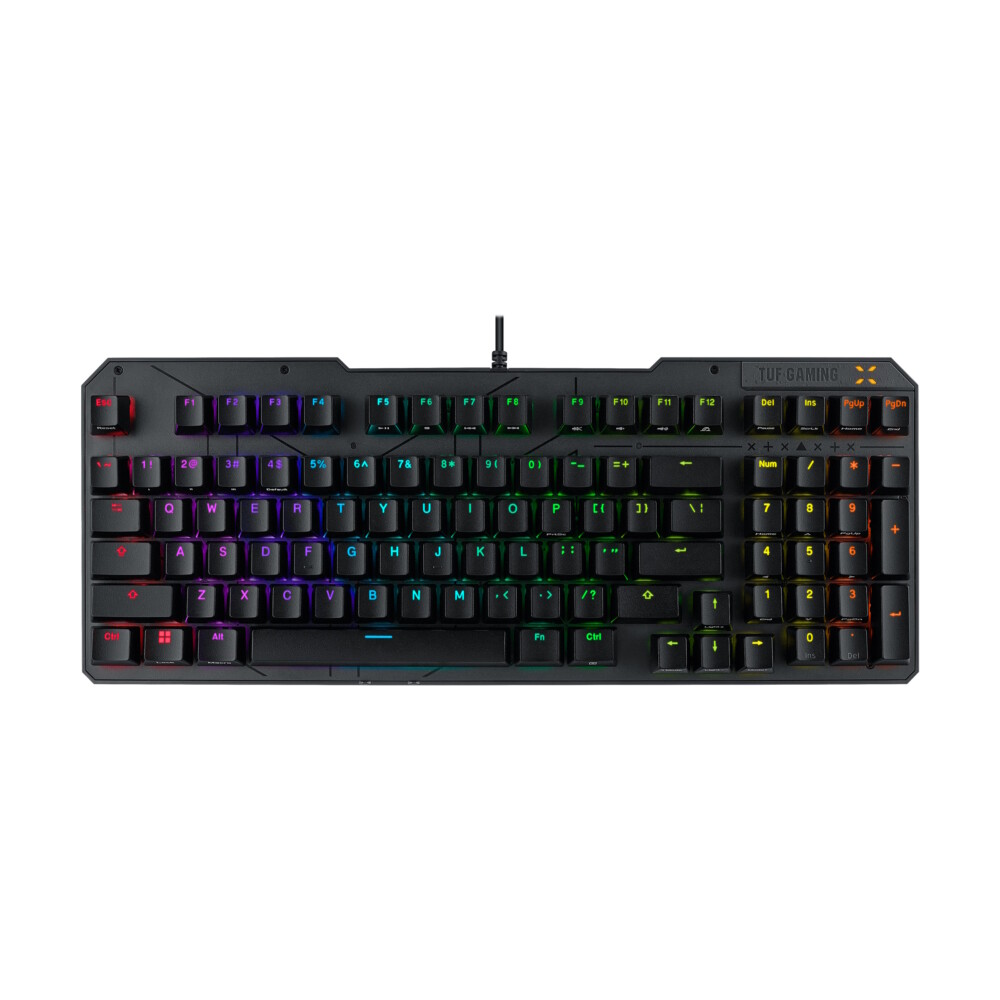 ASUS RA07 TUF K3 GEN II/RD/RU/DS ABS RGB GAMING MECHANICAL KEYBOARD BACKLIGHT RED US/RU