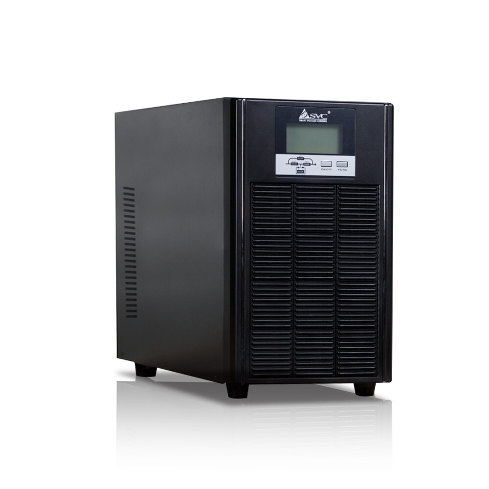 Источник бесперебойного питания SVC PTX-10KL-LCD, Мощность 10кВА/10кВт, PTX-серия, On-Line, LCD\Tel.line\USB\RS-232 технология SMART, Диапазон работы AVR: 110-288В, Батареи: 16 шт., не поставляются в комплекте, внешнее подключение, Клеммная