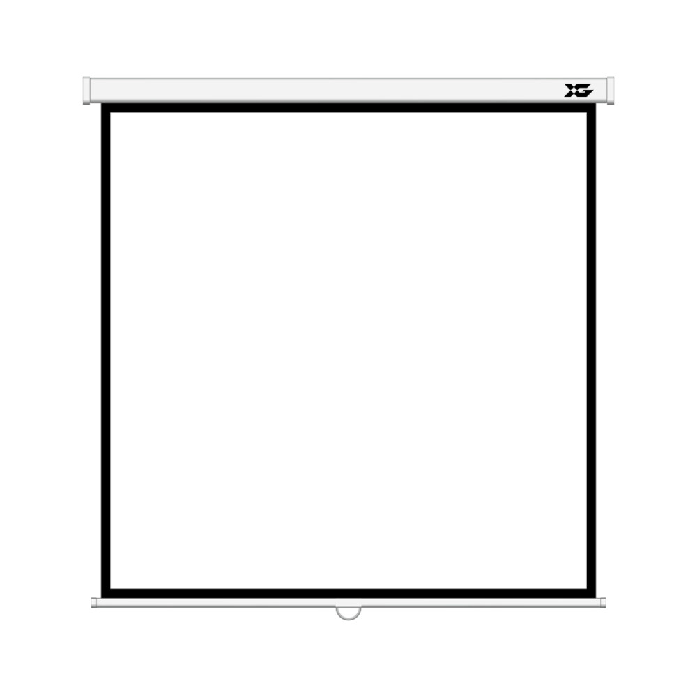 Экран XG DLS-M244W, Настенный/потолочный, Рабочая поверхность 236х236 см., 1:1, Matt white, Белый