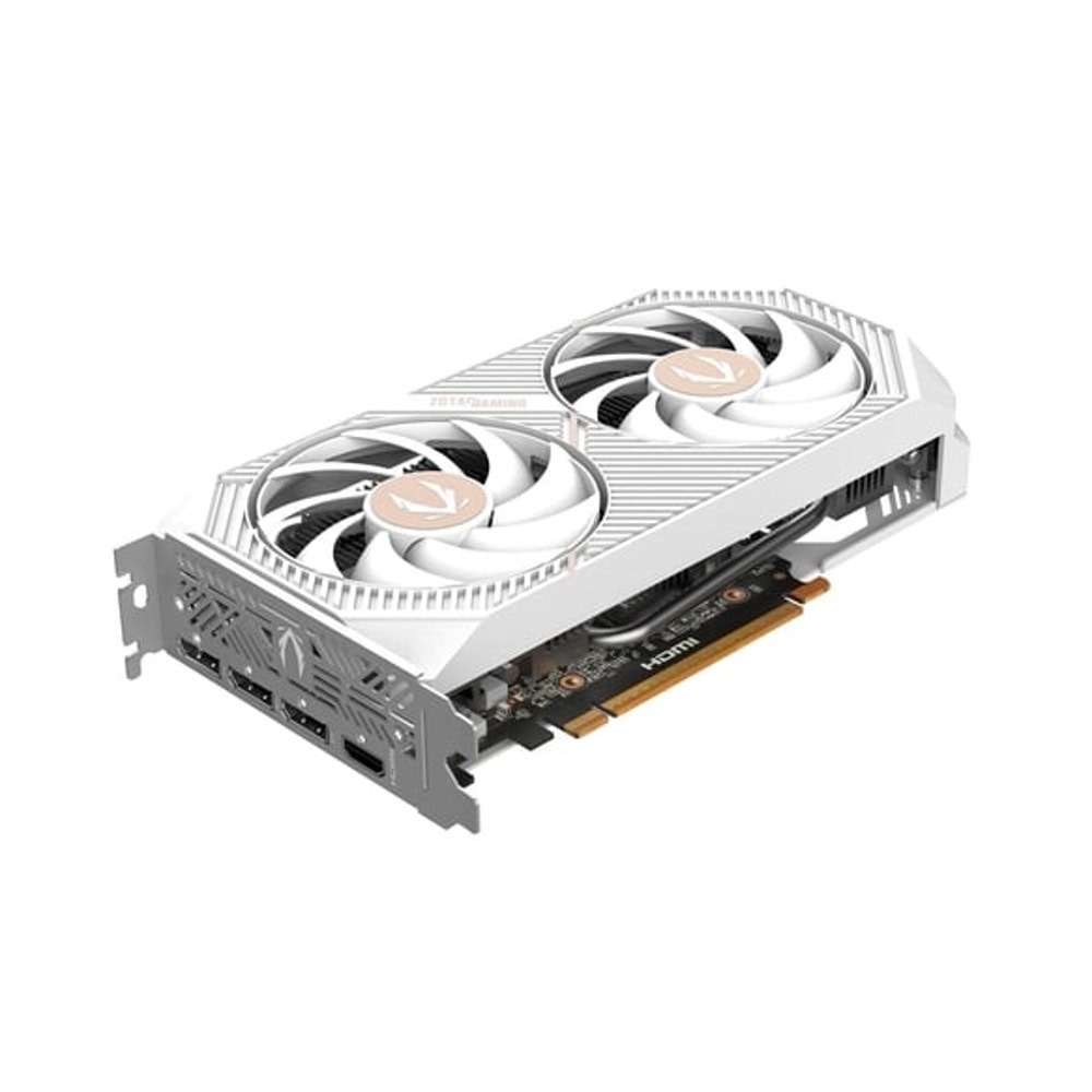 Видеокарта RTX 5050 ZOTAC GAMING GeForce RTX 5050 Twin Edge OC White Edition 8GB GDDR6, Engine clock 2602MHz, Memory clock 20000MHz, 128Bit, 3xDP, HDMI [ZT-B50500Q-10M]