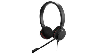Гарнитура Jabra 4999-823-109, Jabra EVOLVE 20, Stereo, MS, Проводная, USB-A, шумоподавление, -10°C to + 50°C, регулятор громкости (1 год)