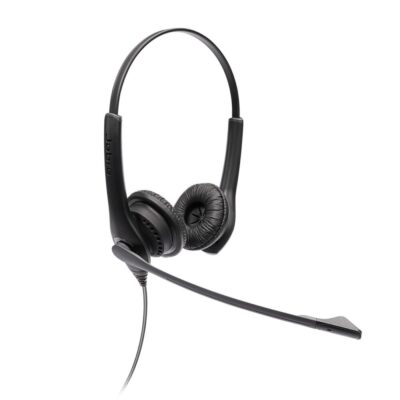 Гарнитура Jabra 1159-0139-EDU, Jabra Biz 1100 EDU, 3,5 мм разъем, Однонаправленное шумоподавление, Эко-кожа, Широкополосный