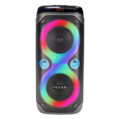 Microlab Party Speaker PT800 33W RGB LED, Bluetooth,4500mAH, 3.5mm Line in, USB, Remote