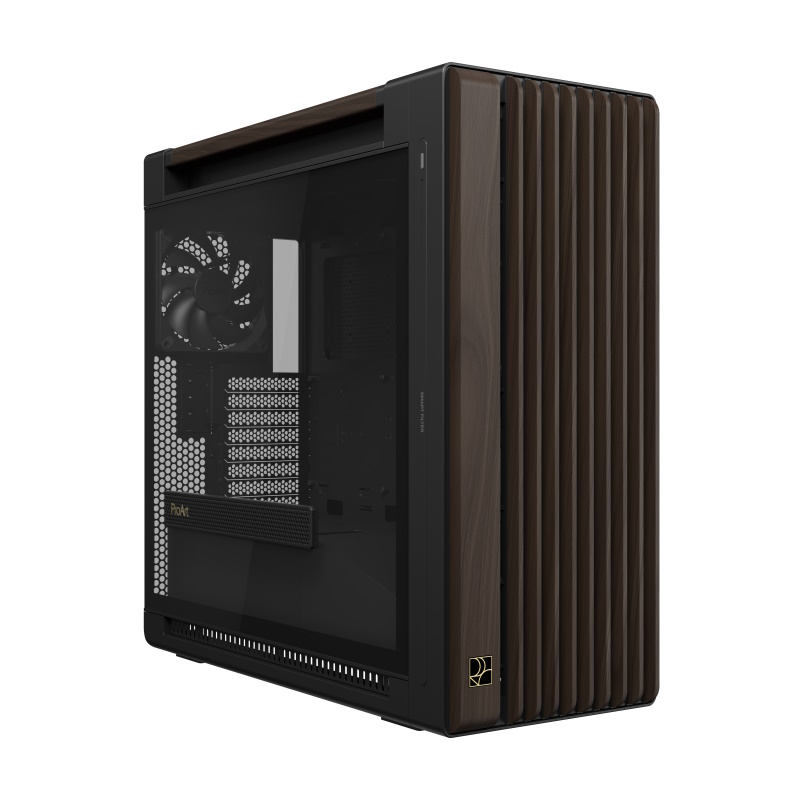 ASUS EATX PROART PA602 WOOD EDITION ARGB 2x200mm, 1x140mm PWM FAN 2xUSB3.2 1xUSB Type-C