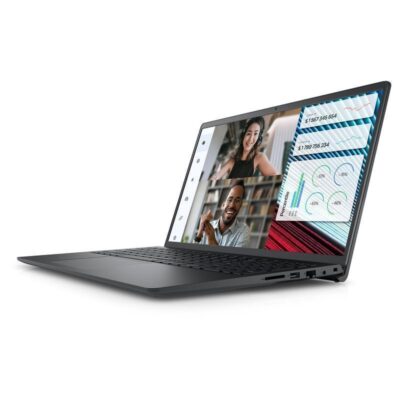 DELL Vostro Carbon Black Intel Core i3-1215U (up to 4.4Ghz), 8GB, 256GB SSD M.2 NVMe PCIe, Intel UHD Graphics, 15.6" IPS FULL HD (1920x1080) 120Hz, WiFi, BT, Cam, USB Type-C, LAN RJ45, DOS, Eng-Rus