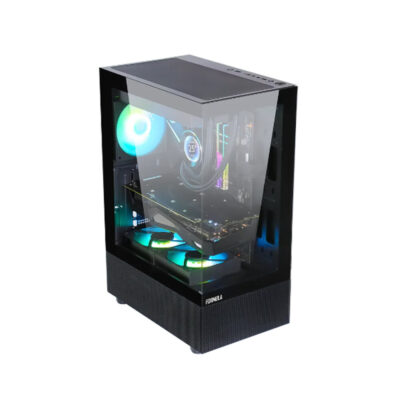 Компьютерный корпус Formula V Crystal Z1 Black, ATX/Micro ATX/Mini-ITX, USB 3.0/2.0*2, HD-Audio+Mic, Высота процессорного кулера до 165мм, Длина VGA до 300мм, 1*3.5"/2*2.5", Толщина 0,5мм, 346x212x487мм, Без Б/П, Чёрный
