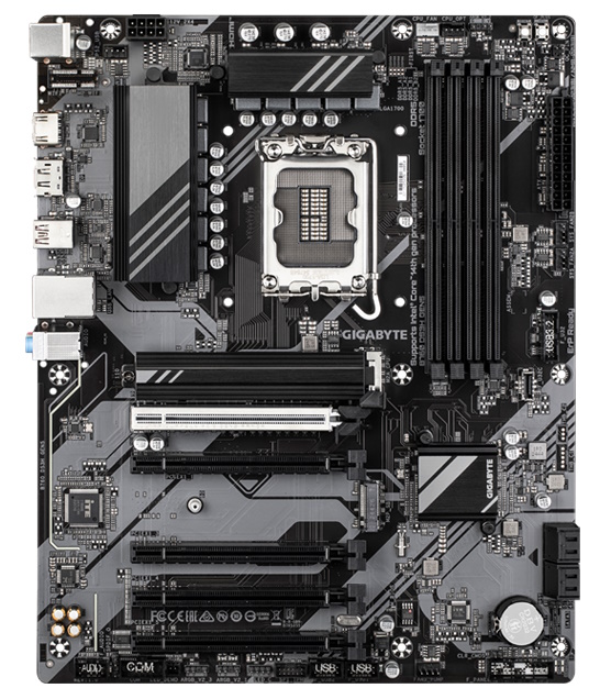 MB LGA1700 GIGABYTE B760 DS3H GEN5,4xDDR5,11xUSB,4xSATAIII,ATX,M.2,5xPCIe16x, HDMI,DP