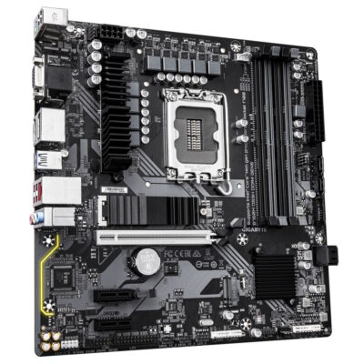 MB LGA1700 GIGABYTE B760M DS3H DDR4 GEN5,4xDDR4,12xUSB,4xSATA3,mATX,M.2,PCIe16x, 2PCIe1x,VGA HDMI,DP