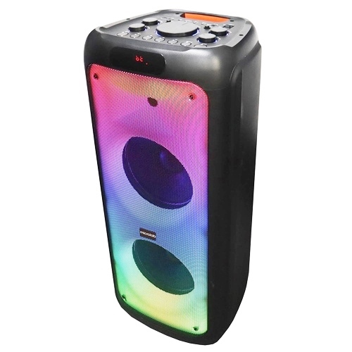 Microlab Party Speaker PT1000W 80W RGB LED, 2*Mic, BT,5400mAH, 3.5mm Line in, microSD,USB, Remote