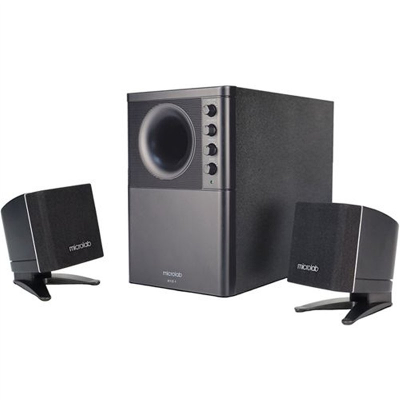 Microlab Subwoofer X1BT 2.1 BLACK 34W(7W*2 + 20W), Bluetooth 5.0