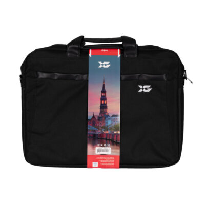 Сумка для ноутбука XG Hamburg (XGNB-401B-P17.3), 17.3", Лёгкая, Усиленные ручки, Внешнее отделение на молнии, Органайзер, 2 внутренних отделения, Внутренний карман на молнии, Уплотнённые стенки, Полиэстер, Чёрный , Лёгкая, Усиленные ручки, Внешнее отделение на молнии, Органайзер, 2 внутренних отделения, карман на молнии, Уплотнённые стенки, Полиэстер, встроенный USB шнур, Чёрный