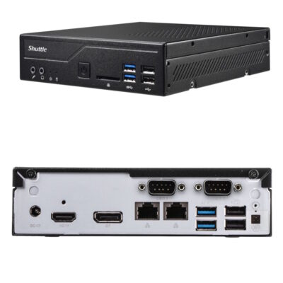 Б/у Мини ПК Shuttle DH310V2 Intel Celeron G4930, M.2 NVME or M.2 SATA, 2.5 SATA, DisplayPort, HDMI, 8xUSB, 2xLAN, 2xCOM port