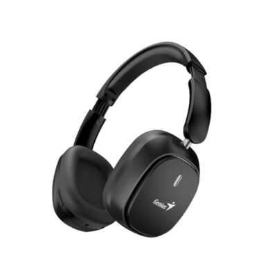 Гарнитура Genius HS-820BT, Bluetooth 5.4, Встроенный микрофон, 32 Ω, 20 Гц – 20 кГц, Емкость батареи 300 мАч, Время заряда 2.5 часа, USB-C, AUX, Черный