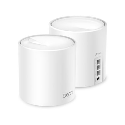 Беспроводная MESH-система Wi-Fi TP-Link Deco X50(2-pack), MU-MIMO AX3000, Wi-Fi 6, 802.11ax/ac/n/a 5 ГГц, IEEE 802.11ax/n/b/g 2,4 ГГц, 2 гигабитных порта, Режим роутера, Режим точки доступа