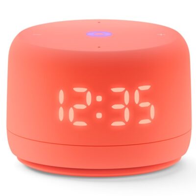 Умная колонка Яндекс YNDX-00026ORG, Яндекс Станция Лайт Второе поколение, YaGPT, 6Вт, 2 микрофона, USB TYPE-C, Коралловый